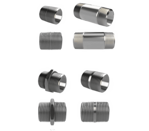 Nipples (Hex, Barrel)
